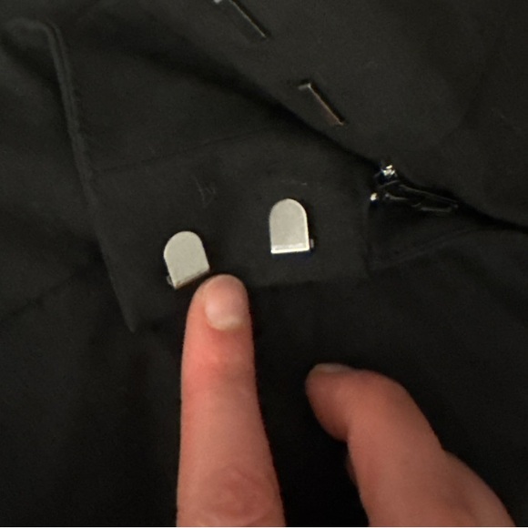 Ann Taylor Curvy Black Flare Pants Formal - Size 14 - Picture 6 of 7